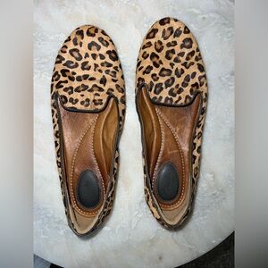 Clarks Leopard Print Flats